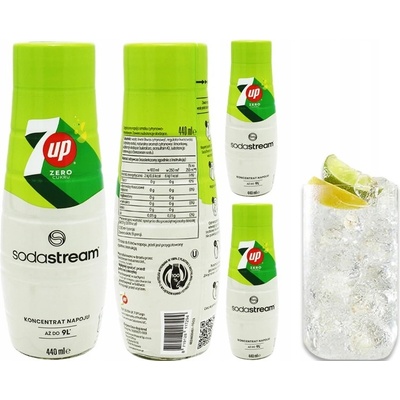 Sodastream 7up Free 3 x 440 ml