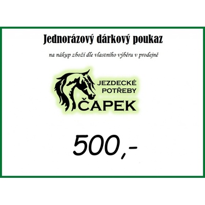 Dárkový poukaz -500Kč-