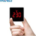 Taxnele V-PL AC 50-500V цифров волтметър с EU щепсел и LCD дисплей (V-PL)