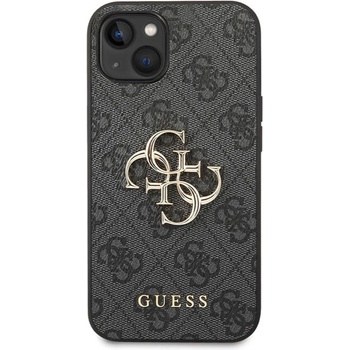 Image 1 of GUESS Гръб Guess PU 4G Metal Logo Case за iPhone 14 - Сив