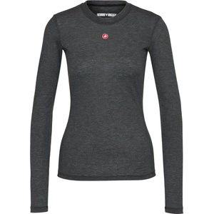 Castelli Дамско горнище Castelli Women's Medio Base Layer Long Sleeve Cycling undershirt - Melange Gray - размер XS (114-4012-0111)