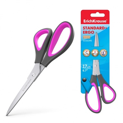 НОЖИЦА erich krause standart+ ergo17СМ