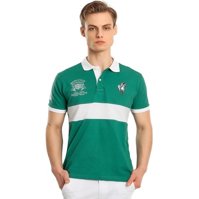 Grand Polo Club Gpc polo Мъжка тениска - Зелена/Бяла 21156879 (263583_Зелен)