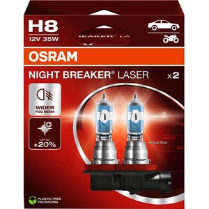 OSRAM night breaker laser 2hb h8 35w 3200k