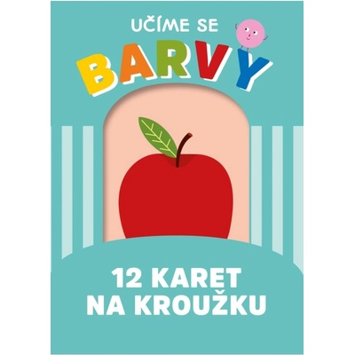 Učíme se barvy - 12 karet na kroužku