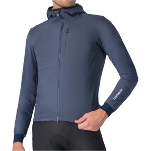 Castelli Мъжко ветрозащитно яке за колоездене Castelli Fly Unlimited Jacket Cycling jacket - Dark Steel Blue (051-1309-0113)