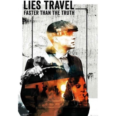 Plagát Peaky Blinders: Lies Travel (61 x 91,5 cm)