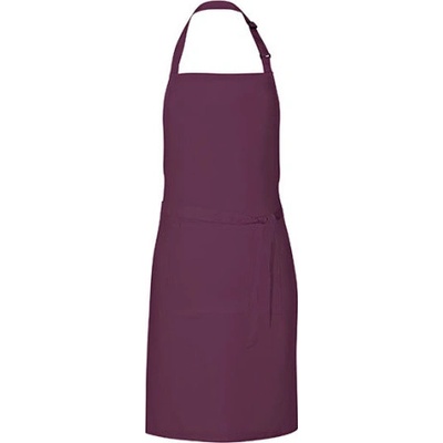 Link Kitchen Wear Unisex grilovací zástěra X987 Aubergine Pantone 5115 85x72cm