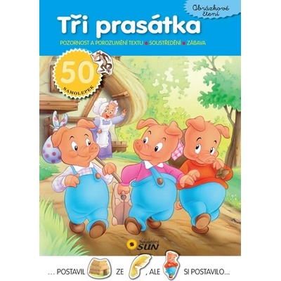 Obrázkové čtení Tři prasátka