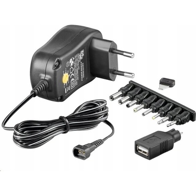 Goobay nastavitelný napájecí zdroj 53997 3-12V 1,5A