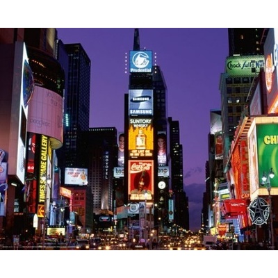 Plagát New York - Times Square At Night