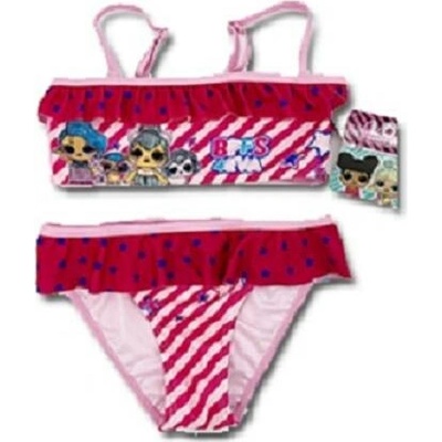 Setino Dívčí dvoudílné plavky bikiny Lol Surprise růžová