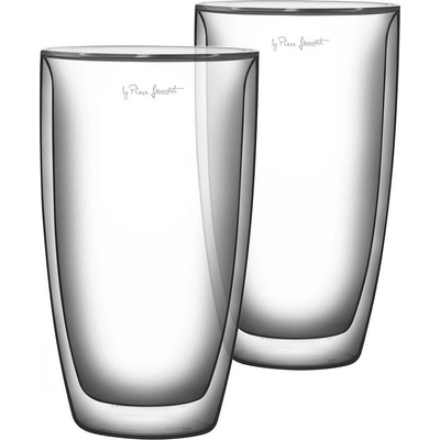 Lamart Комплект 2 чаши за кафе Lamart, Термоустойчиво стъкло, 230 мл (LT9010)