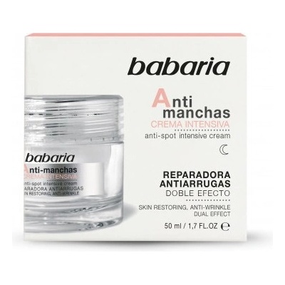 Babaria Anti manchas Intensive cream noční krém proti vráskám 50 ml