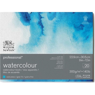 Blok Winsor & Newton Cold Pressed 300g/m2 - 23 x 30,5 cm
