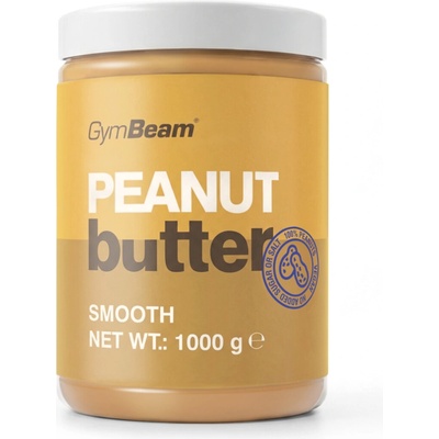 GymBeam Arašídové máslo 100% Jemné 900 g