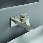 Ideal Standard Вграден смесител за умивалник Ideal Standard Atelier Conca 180 silver Silver Storm без вградено тяло (A7371GN)