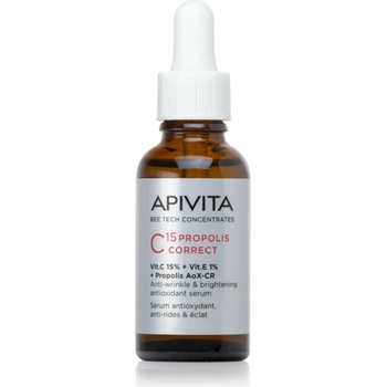 APIVITA Bee Tech Concentrates C15 Propolis Correct Serum антиоксидиращ серум за лице 30ml