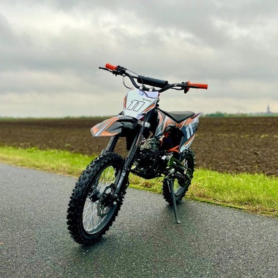 Leramotors Pitbike SHARK E-START 125ccm 4T 17/14 - oranžová – Sleviste.cz