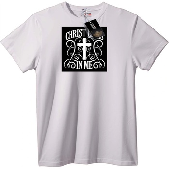 NOONEBRAND Тениска Христос живее в мен - 2XL, Black