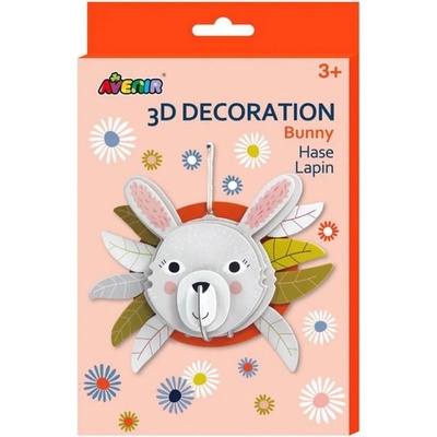 AVENIR Творчески комплект Avenir - Направи си сам 3D декорация, Зайче (PZ205062)