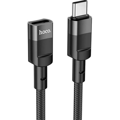 hoco. Адаптационен кабел HOCO U107, гнездо Type-C - Type-C, 120 см, ЧЕРЕН U107 120 (U107 120)