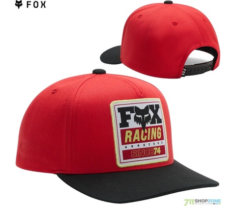 Fox Yth Since 74 Snapback Hat red