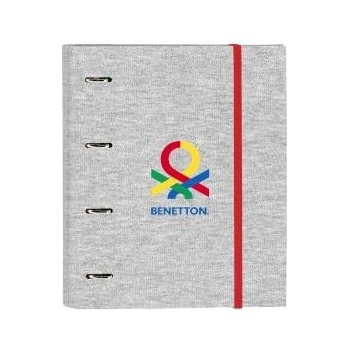 Benetton Папка с пръстени Benetton Pop Сив (27 x 32 x 3.5 cm)