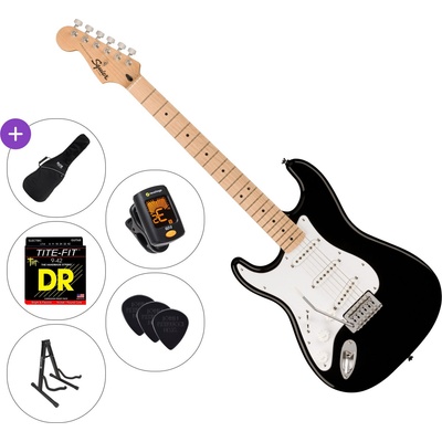 Squier Sonic Stratocaster LH MN Standard SET Black Електрическа китара