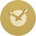 NeXtime Стенен часовник In Touch злато (3189GO)