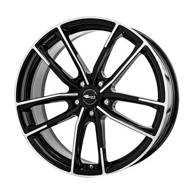 BROCK B38 8x18 5x105 ET45 black polished