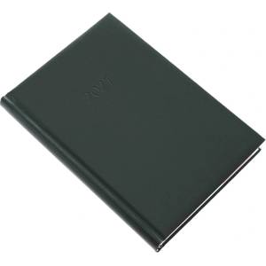 Realsystem Дневник за срокове REALSYSTEM Standard A/5, ежедневен, с бели листа, зелен, 2027 (5321-08)