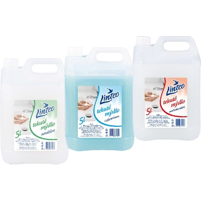 Linteo Satin tekuté mýdlo modré s glycerinem 5000 ml