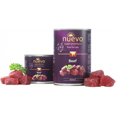 NUEVO CAT Adult hovädzie 6 x 200 g