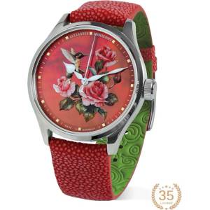 Alexander Shorokhoff Дамски часовник Alexander Shorokhoff COLIBRI LIMITED EDITION - AS. LA01-CBR2 (AS.LA01-CBR2) Часовници