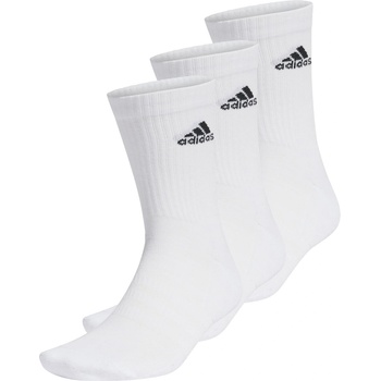 Image 1 of adidas Юношески чорапи Adidas Cushioned Crew Socks 3 Pairs Juniors - White