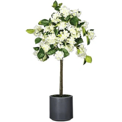 Umelá rastlina hortenzie na kmienku výška 94 cm