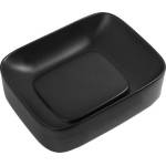 Inter Ceramic Мивка за баня LUDANO 902MB S, Inter Ceramic, монтаж върху плот, порцелан, черен мат, 38х14.5х43см (902MB S)