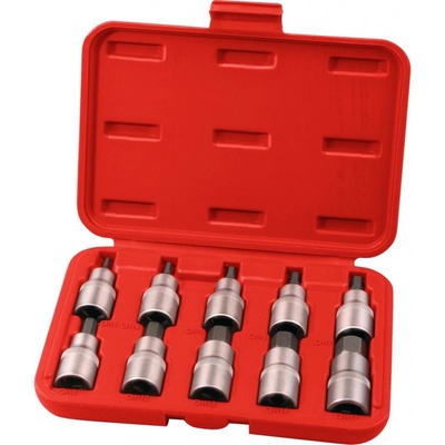 EXTOL PREMIUM Hlavice nástrčné 1/2", HEX 3-17mm, 10-dielna sada 8818120