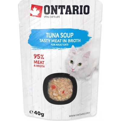 Ontario Cat Soup Tuna with vegetables 12 x 40 g