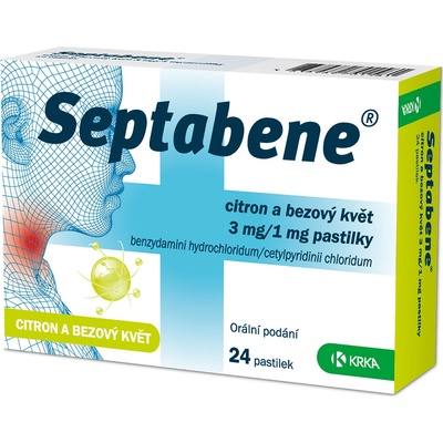 SEPTABENE CITRON A BEZOVÝ KVĚT ORM 3MG/1MG PAS 24