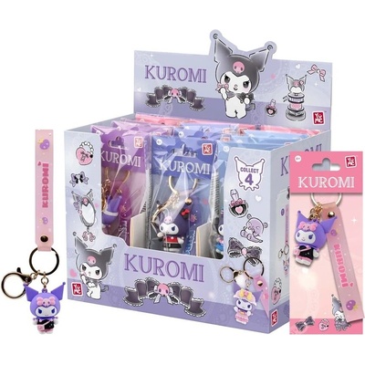 YuMe Ключодържател YuMe Animation: Sanrio - Hello Kitty, Kuromi Outfit Series, асортимент (TOY-0242)