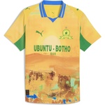 PUMA Детска футболна фланелка Puma x KidsSuper Mamelodi Sundowns Club Home Shirt 2025 2026 Adults - Yellow/Green