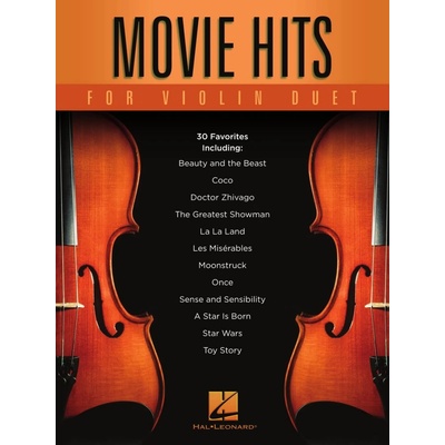 Movie Hits for Violin Duet skladby pro dvoje housle