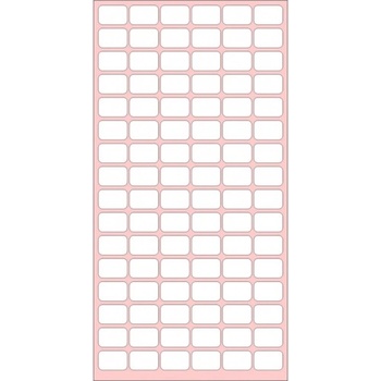 Image 1 of Fleks-Ko Етикети за цени Fleks-Ko, размер 18x12mm, 960бр, бели (OK5523)