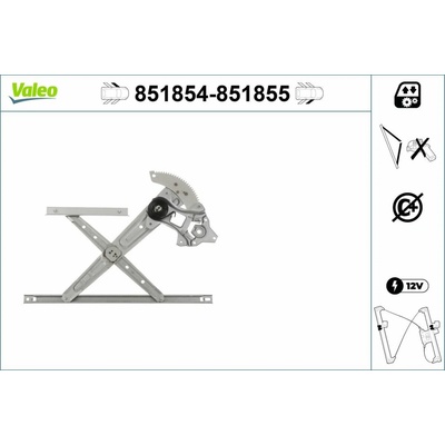 Mechanizmus zdvíhania okna VALEO 851855