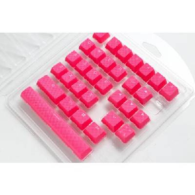 Капачки за механична клавиатура Ducky Pink 31-Keycap Set Rubber Backlit Double-Shot US Layout (DUCKY-ACC-31-USRDPNNO2)