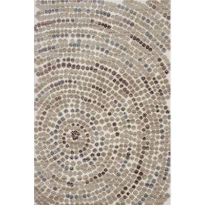 КИЛИМ БОХО ПЯСЪЧНА СПИРАЛА 160х230см БЕЖ (22105-00041-160х230)
