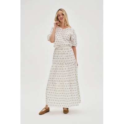 Moodo Дамска пола Moodo - бяла Moodo | Byal | ЖЕНИ | XS