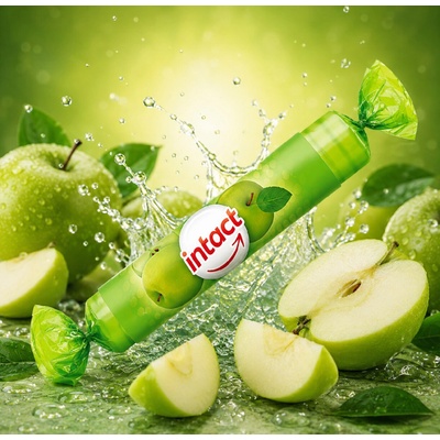 Intact hroznový cukr s vitamínem C zelené jablko 40 g